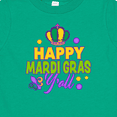 thumbnail image 4 of Inktastic Happy Mardi Gras Y'all with Crown Boys or Girls Baby T-Shirt, 4 of 5