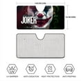 thumbnail image 4 of Joker Movie-theme Windshield Sun Shade Front Protector Folding Car Sun Visor Blocks Uv Rays Keeps Your Vehicle Cool52in*28in(130cm*70cm), 4 of 6