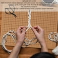 thumbnail image 3 of Macrame Project Braiding Board, Macrame Board Cork Durable Portable Double Side Grids  For Beginners, 3 of 8