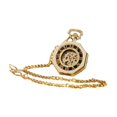 thumbnail image 1 of Reloj de bolsillo vintage con escalas de números , delicado, con cadena, para colgar en la ropa, para graduación, cumpleaños, hombres, familia oro, 1 of 8
