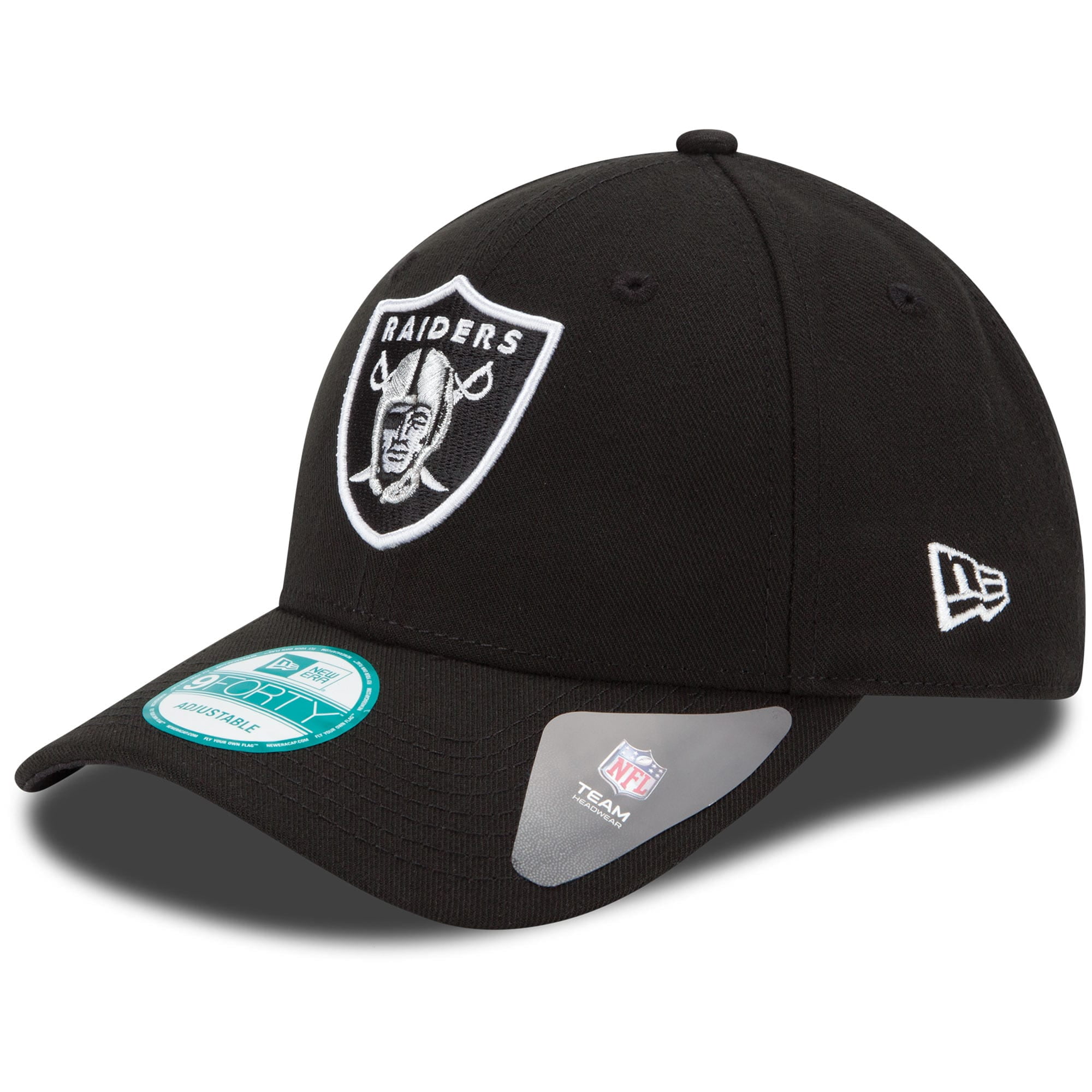 Black New Era Oakland Raiders 9forty Adjustable Cap League Essential 