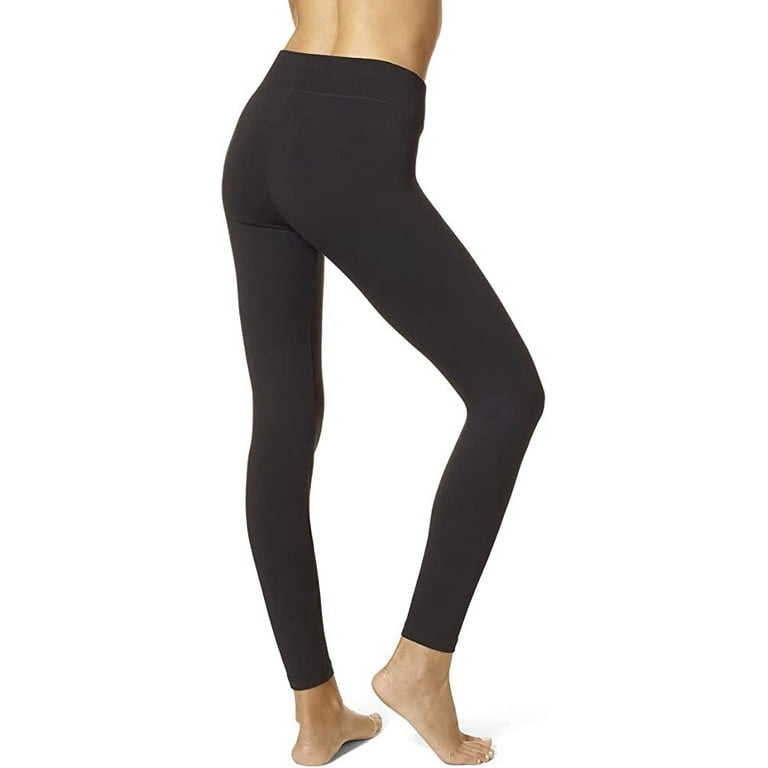 HUE Womens Plus Size Ultra Leggings With Wide Waistband Style-12665Q