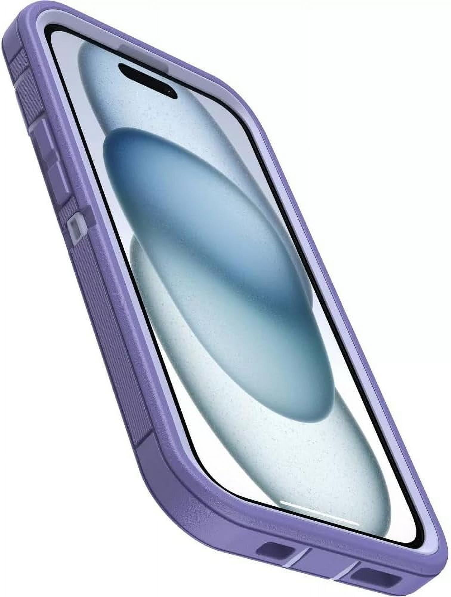 OtterBox iPhone 15, iPhone 14, & iPhone 13 (Only) - Defender Series Pro Case - Mountain Majesty (Purple) - Case Only - Rugged & Durable - with Port Protection