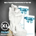thumbnail image 2 of 6 Pairs (12 Gloves) - Size XL - Gloves Legend 100% Cotton White Gloves For Work Safety Jewelry Coin Art Handling Inspection For Men with Elegant Gift Box, 2 of 9