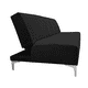 thumbnail image 4 of Sofa Cama Reclinable El Bazar Store Miami Negro terciopelo, Futon 3 posiciones, Sala, Love Seat, 4 of 7