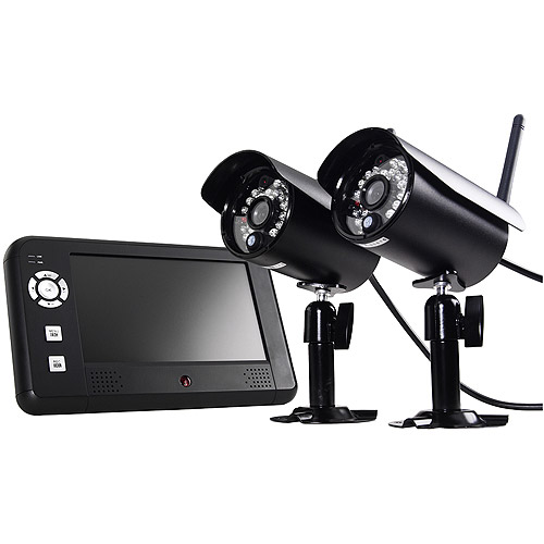 First Alert DW700 Digital Wireless Security Recording System with 7" LCD Display