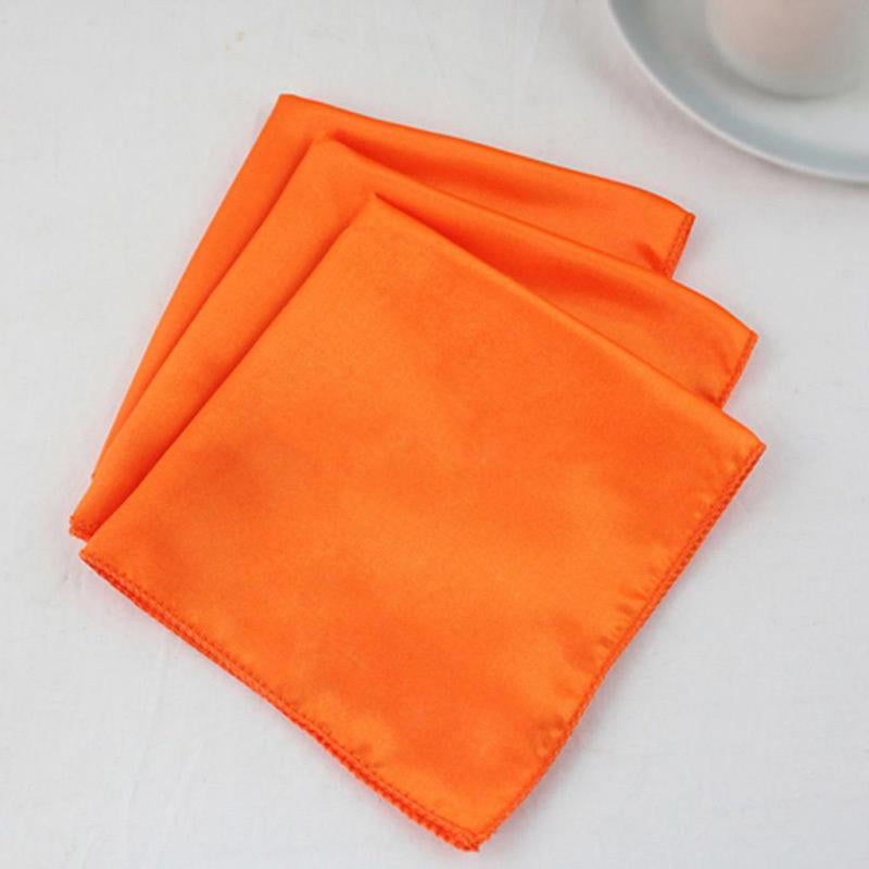 10 Linen Napkin Polyester Handkerchiefs Cloth Diner Hanky Wedding Party 12"X12" 