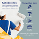 thumbnail image 4 of PINTEX Galon de Pintura para Pared Vinil-Acrílica | Fácil Aplicación, Alta Cobertura y Resistente a la Lluvia | Pintura Acrilica para Interiores Exteriores Mate | 3.8 L c/u | Color(HUMO), 4 of 8