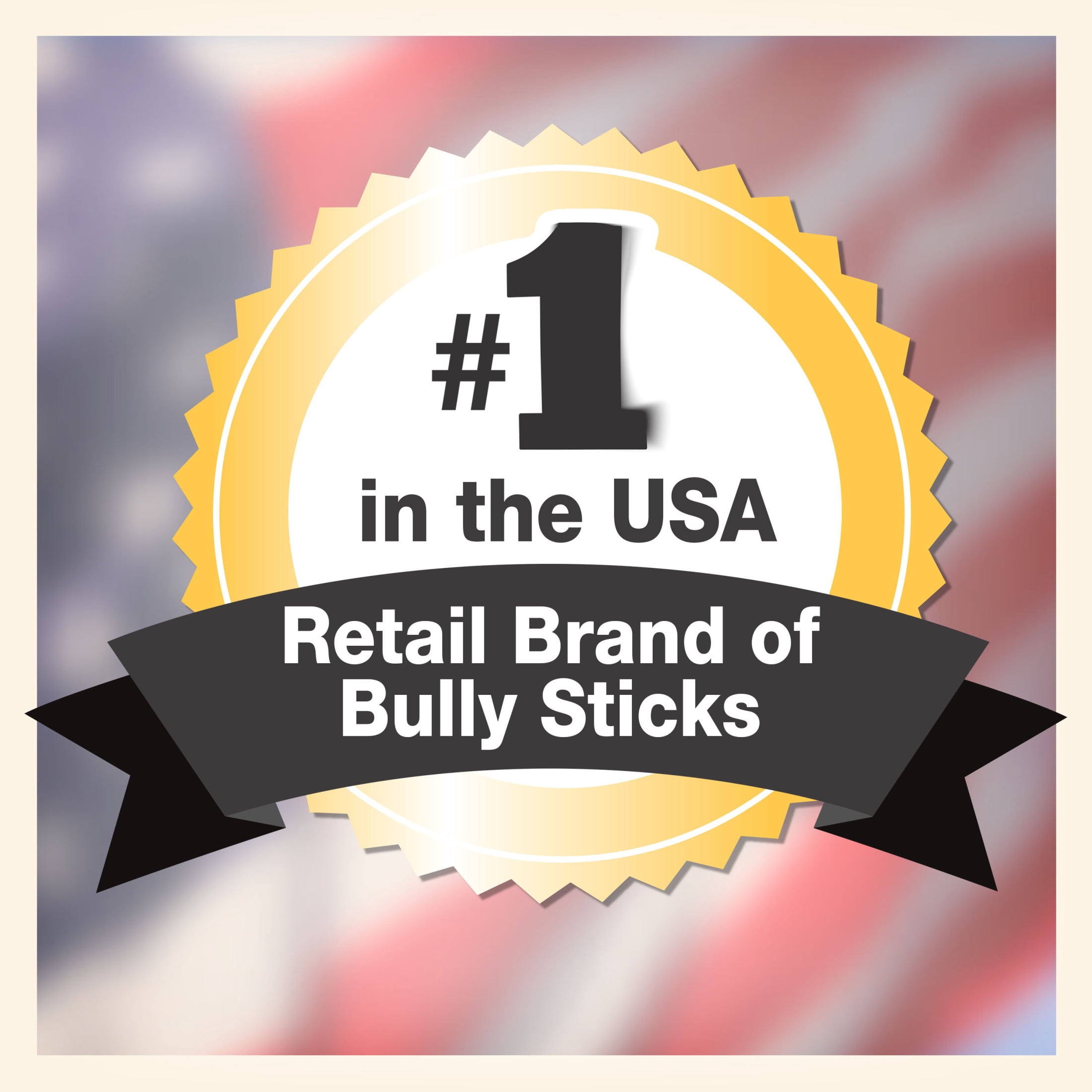 Cadet Bully Stick Dog Treats for Small Dogs, All Natural Beef Pizzle Dog Chews, 8 Ounce