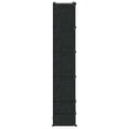 thumbnail image 5 of vidaXL Modular Storage Wardrobe Black Plastic and Steel Wire 16-Door 18-Shelf, 5 of 7