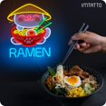 thumbnail image 4 of Letrero de neón Fortune Cat Ramen, LED regulable, 42 x 32 cm, USB, 4 of 4