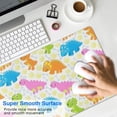 thumbnail image 4 of Long Mouse Pads for Desk,Colorful Cartoon Dinosaur Pattern Desk Mats on Top Of Desks, Desk Mouse Pad Extra Large with 3mm Non-Slip Base and Stitched Edge for Gaming,Office,Work,Home 31.5"x11.8", 4 of 6