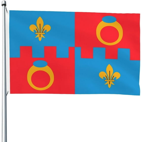 Double Sided Flag of Montgomery County, Maryland Flag 4x6 FT Outdoor Flags Banners Durable Patio Indoor Decorative Flags Home Party Welcome Flag 4by6 Flag