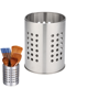 thumbnail image 1 of Soporte para utensilios de acero inoxidable, cilindro de secado de utensilios de cocina con orificios de drenaje, soporte para cubiertos de utensilios de cocina, 1 of 5