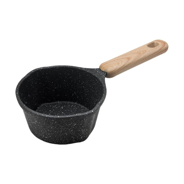 Milk Pan Flat Melting Butter Babies Food Warmer Cooking Pots Aluminium Sauce Pan Black Walmart.ca