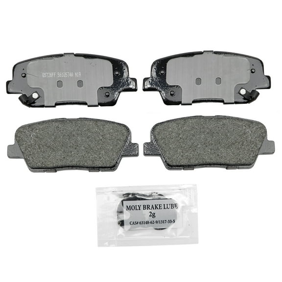 Wagner Brake QuickStop ZD1816A Ceramic Disc Brake Pad Set Fits select: 2018-2021 KIA STINGER, 2019-2022 GENESIS G70