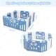 thumbnail image 3 of Parque para Niños Costway Centro Actividad 14 Paneles Regulables Azul 3 Meses-6 Años, 3 of 9
