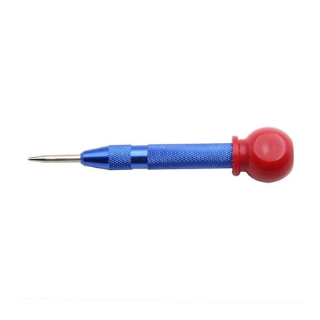 

Freestyle Nok Center Punch Marker Automatic Spring Loaded Marking Tool Steel Hand Starting Tool Blue With Cap