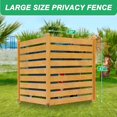 thumbnail image 5 of ABORON Privacy Screen Outdoor Privacy Fence Panels for Outside, 38"W x 42"H Pool Equipment Enclosure Wood Decorative Fence Perfect to Enclose Trash Cans and A/C Units (2-Panels), 5 of 10