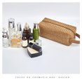 thumbnail image 3 of Bolsas de maquillaje de tejido de hierba, bolsa de cosméticos suave para mujer para regalos de vacaciones (marrón) Ehuebsd Cuidado Belleza, 3 of 9