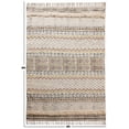 thumbnail image 2 of Casavani Indian Handwoven Cotton Durrie Beige Color Carpets Outdoor Rug 2x3 Feet, 2 of 5