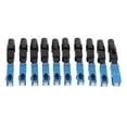 thumbnail image 2 of Conector rápido de fibra óptica Yotijar 10pcs SC UPC pérdida de Inserción <0.3dB Negro y azul, 2 of 9