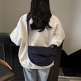 thumbnail image 3 of Fanny Pack informal Mujeres Correa ajustable lienzo femenino Bolsa de cintura diaria azul, 3 of 9