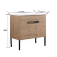 thumbnail image 3 of 36 Inch Bathroom Vanity And Sink . Freestanding Or Hanging. Two Installation Modes. Silent-closing Cabinet. Grade Ceramic Sink. Plywood Construction 36" With Mountable. Dual-purpose Concept. Door., 3 of 7