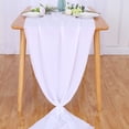 thumbnail image 7 of 2 Panels Wedding Arch Draping Fabric 6 Yards Chiffon Backdrop Curtain for Wedding Ceremony Party Bridal Shower Reception Decoration, 7 of 7