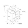thumbnail image 3 of DHP Sunnybrooke 30 Inch Bathroom Vanity, Green, 3 of 9