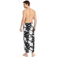 thumbnail image 2 of HAPPY BAY Men's Pareo Swim Trunk Surfing Sarong Long Beach Wrap One Size Black-N756 Summer Vacation Aloha, 2 of 6