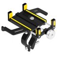 thumbnail image 2 of Montaje del manillar Aleación de aluminio Bicicleta Soporte para teléfono móvil Bicicleta Ciclismo AccesorioAmarillo, 2 of 10