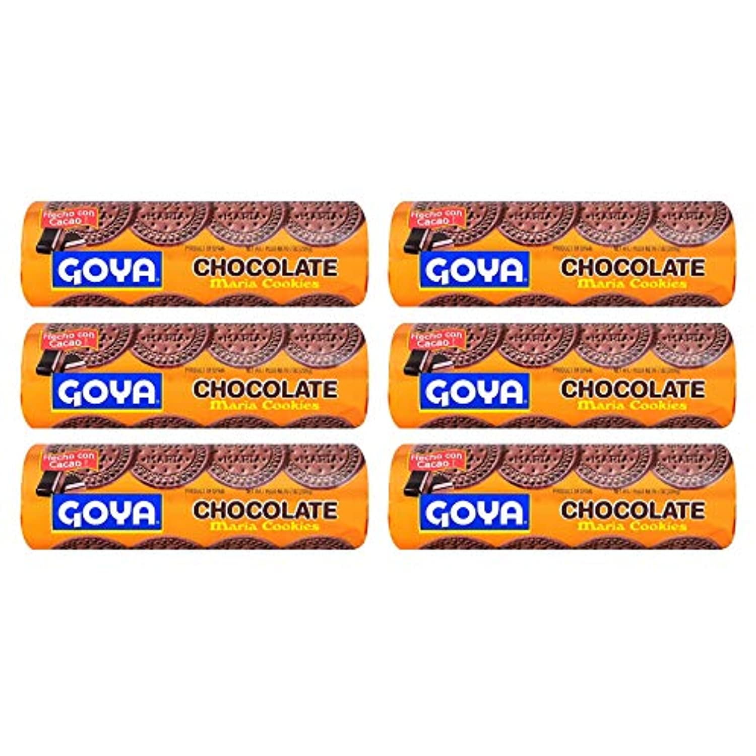 Goya Chocolate Maria Cookies, (6 Pack, Total Of 42Oz)