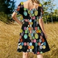 thumbnail image 3 of Math in Black (Big) Sleeveless Dress evening dress women summer dresses ladies Women's summer dresses, 3 of 6