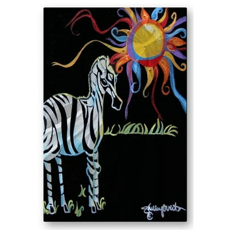 All My Walls 'Zebra Sun' by Shelley Overton Graphic Art Plaque