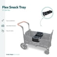 thumbnail image 4 of WONDERFOLD X Series Snack Tray for X2 Stroller Wagon with Flip-Out Cup Holders to Maximize Space, Easy Install (X2 Wagon Stroller Compatible ONLY), 4 of 6