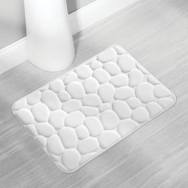 Xiaomi Non-Slip Bath Mat Cobblestone Embossed Bathroom Carpet Shower Room  Doormat Memory Foam Absorbent Floor
