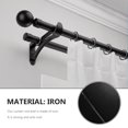 thumbnail image 5 of Black Curtain Rod Finials for 25/28mm Rods, 5 of 5
