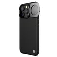 thumbnail image 3 of Masadoras CamShield Leather Magnetic Case for iPhone 15 Pro Max - Stylish and Protective-Black, 3 of 8