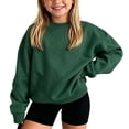 thumbnail image 4 of Zorckvet Girls' Cotton Round Neck Sweatshirts and Hoodies for Kids, 4 of 7