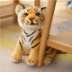 thumbnail image 3 of Bewildely Muñeco de peluche de tigre suave, juguete compacto y ligero para transportar fácilmente, juguete de peluche de Animal Animales de peluche y juguetes de peluche No.1, 3 of 6