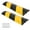 2PCS-3.3FT Without Round End, variant on TEQIN 3.3FT/6FT Recycled Rubber Speed Bump,HeavyDuty Traffic Calming Hump,25000Lbs Capacity Driveway Ramp,2 Channel Modular Cable Protector Ramp for Asphalt Concrete Gravel Driveway Road,2Pcs