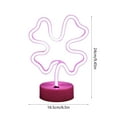 thumbnail image 3 of Clover Neon Signs,Green Clover Led Lights Battery Operated Usb Powered Decoration Lamp,Neon Lights Decor for St.Patrick's Day Gifts,Party,Room Decor,Shamrock Lights Led Neon Signs for Wall Decor, 3 of 9