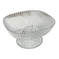 thumbnail image 1 of Escurridor de pedestal, recipiente para fruteros, platos para aperitivos, dulces, verduras, plato de drenaje para Transparente, 1 of 9
