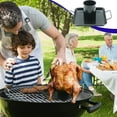 thumbnail image 1 of Plato de pollo a la parrilla con cerveza Sartén antiadherente negra Rejilla para pollo a la parrilla Plato para barbacoa Plato para pollo a la parrilla Rejilla para pavo Herramientas para Akmoler, 1 of 7
