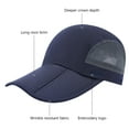 thumbnail image 6 of Bassdash Folding Fishing Baseball Cap UPF 50+ Water Resistant Outdoor Portable Brim Hats for Women Men Hiking Adjustable, 6 of 7