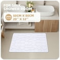 PABUBE Non Slip Bathroom Rugs, Ultra Thin Bath Mats for Bathroom Floor