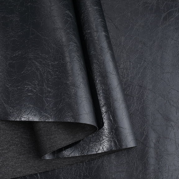 53.94 x 15.75 Inch Smooth Distressed Upholstery PU Leather Crazy Horse Upholstery Fabric Roll Soft Microfiber Leather Sheet