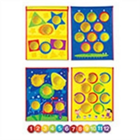 Smart Toss Colors, Shapes & Numbers Bean Bag Tossing Game