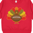 thumbnail image 3 of Inktastic Thanksgiving Day Turkey Football Fan Toddler Sweatshirt, 3 of 4